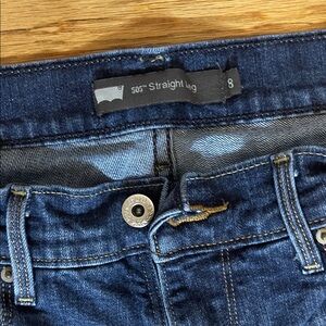 Levi's Women's Straight Leg Jeans - Dark Blue